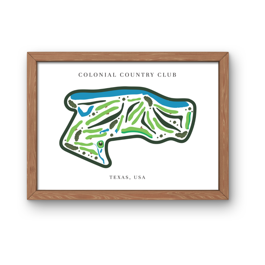 Colonial Country Club, Golf Course Prints, Texas