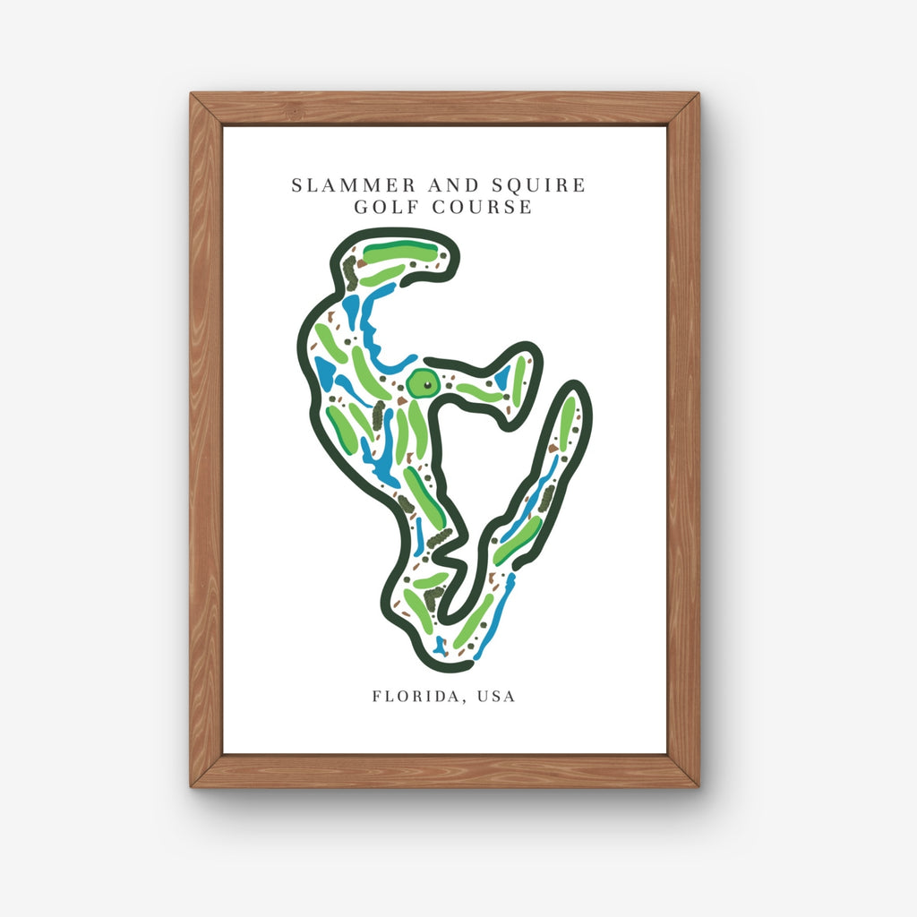 Slammer and Squire Golf Course Print, Florida