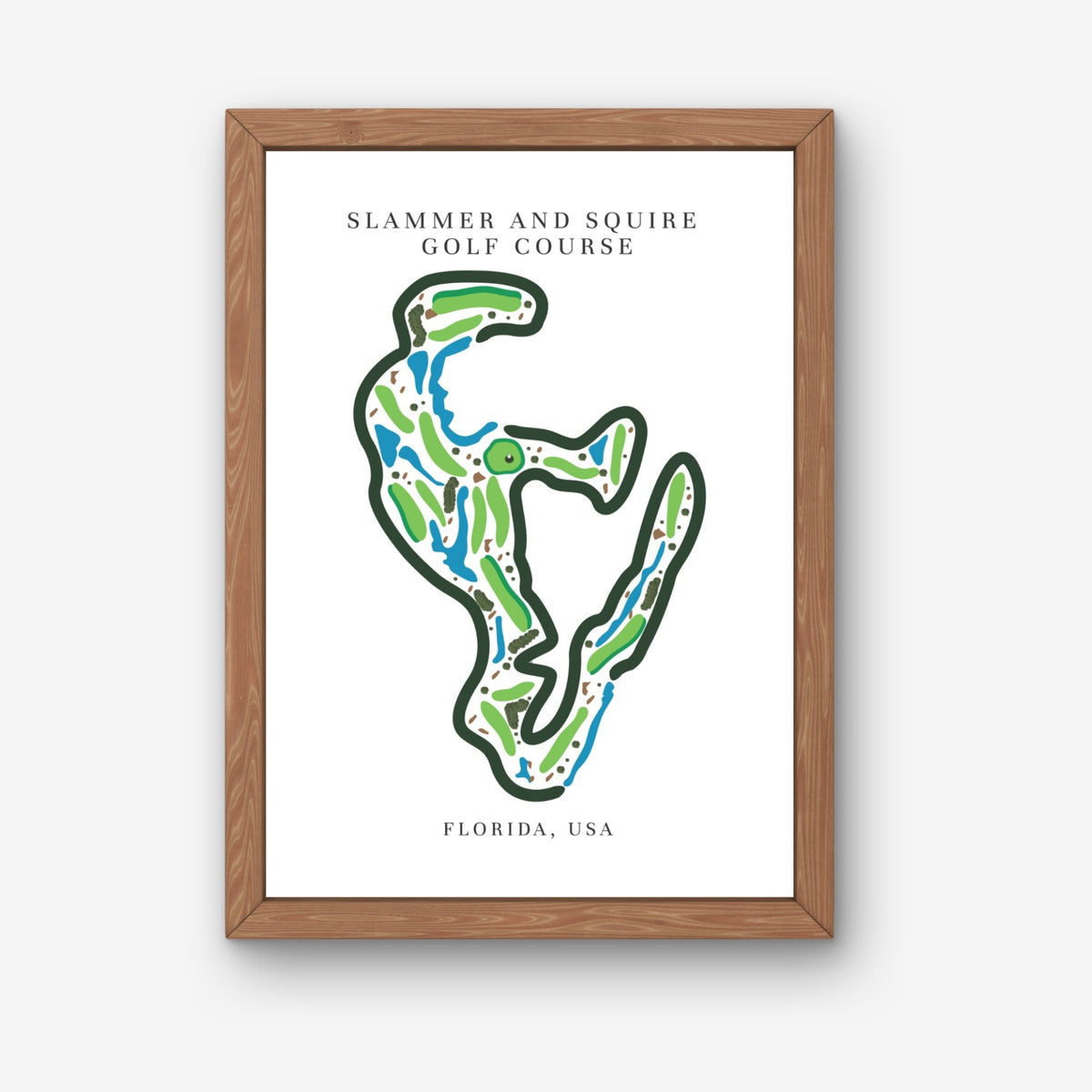 Slammer and Squire Golf Course Print, Florida