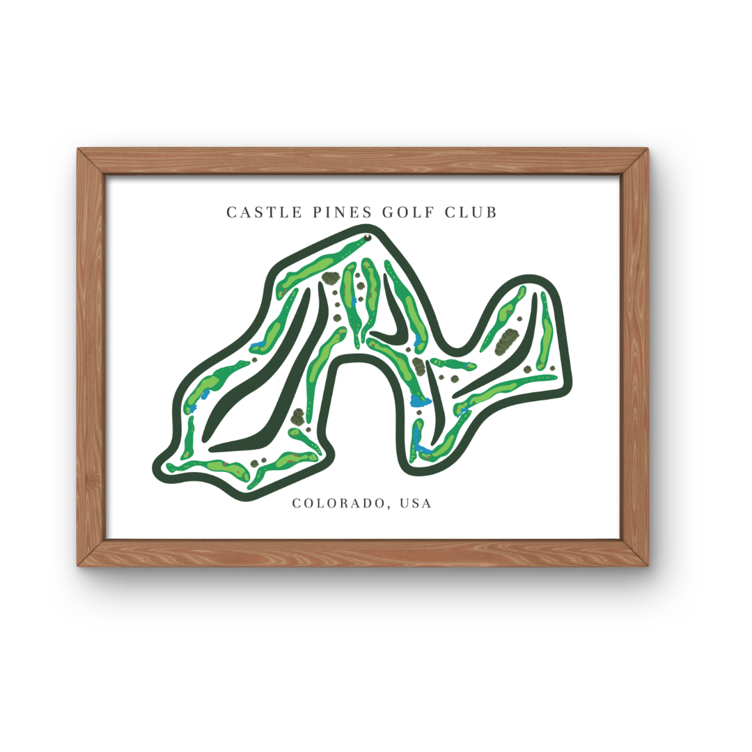 Castle Pines Golf Club, Golf Course Prints, Colorado