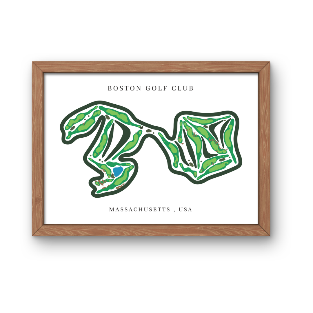 Boston Golf Club, Golf Course Prints, Massachusetts
