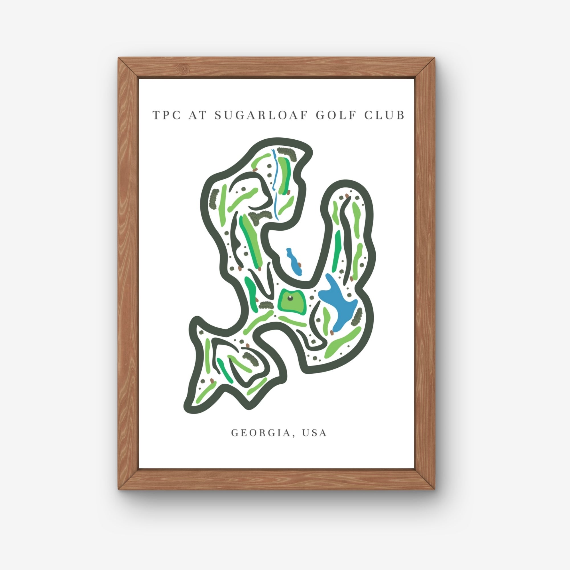 TPC at Sugarloaf Golf Club, Golf Course Print, Georgia