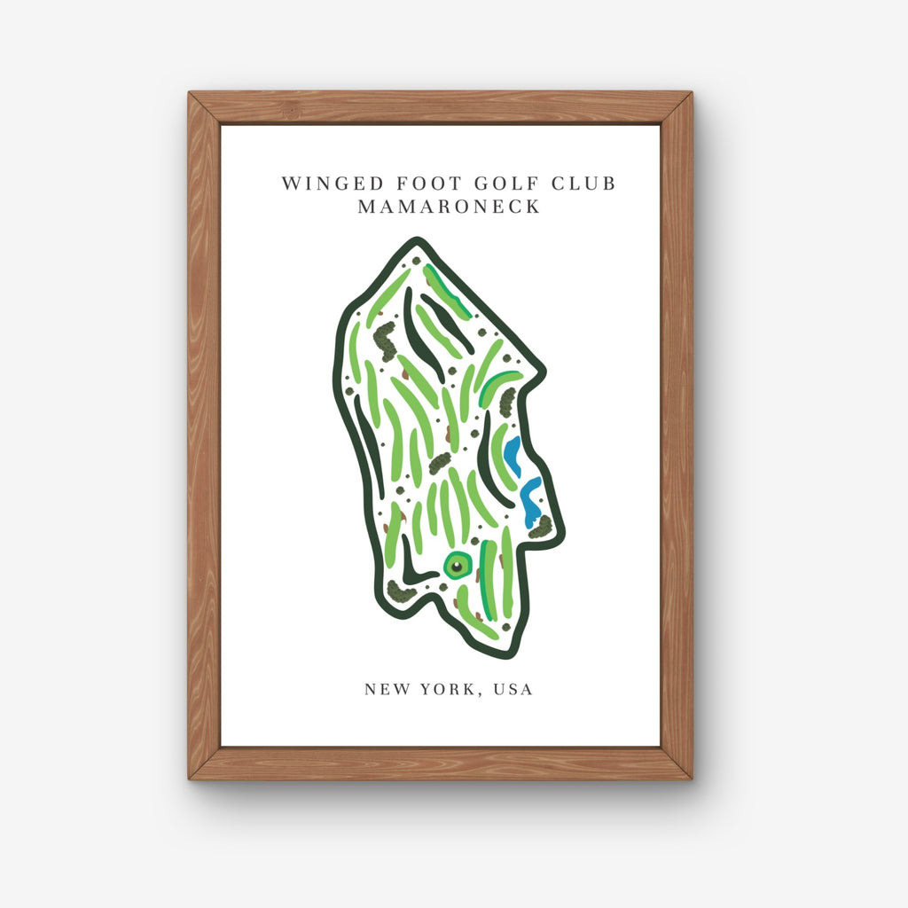 Winged Foot Golf Club, Golf Course Print, New York