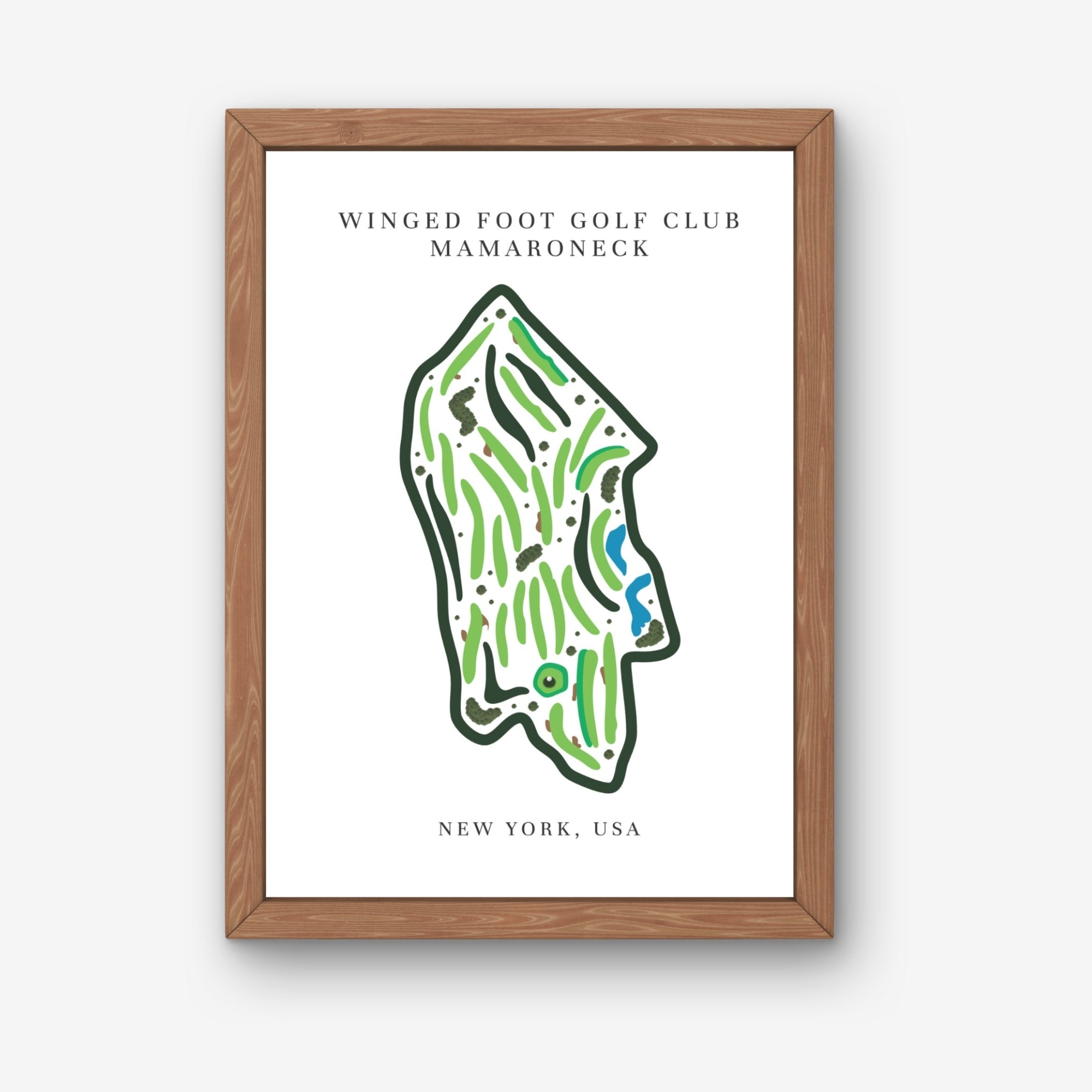 Winged Foot Golf Club, Golf Course Print, New York