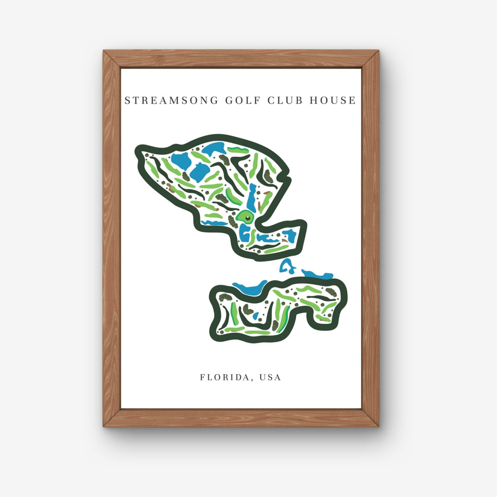 Streamsong Golf & Club house, Golf Course Print, Florida