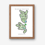 WE-KO-PA Golf Club Golf Course Prints, Arizona, Golf Map Artwork
