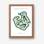 Medalist Golf Club, Golf Course Print, Florida, Golf Map Artworks