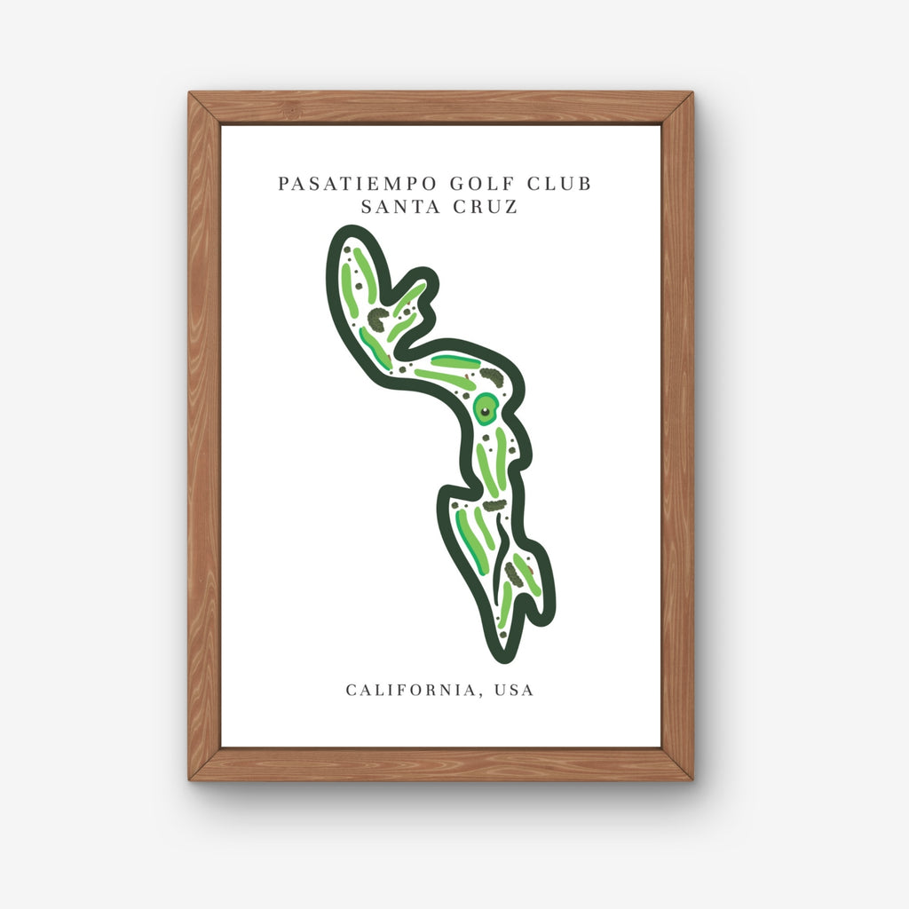 Pasatiempo Golf Club, Golf Course Print, California