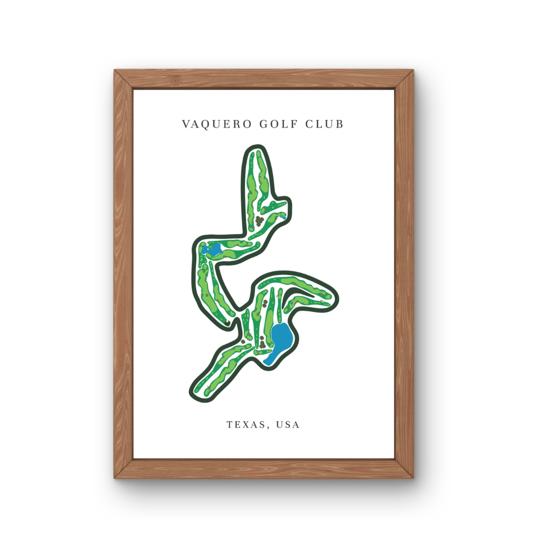 Vaquero Golf Club, Golf Course Prints, Texas