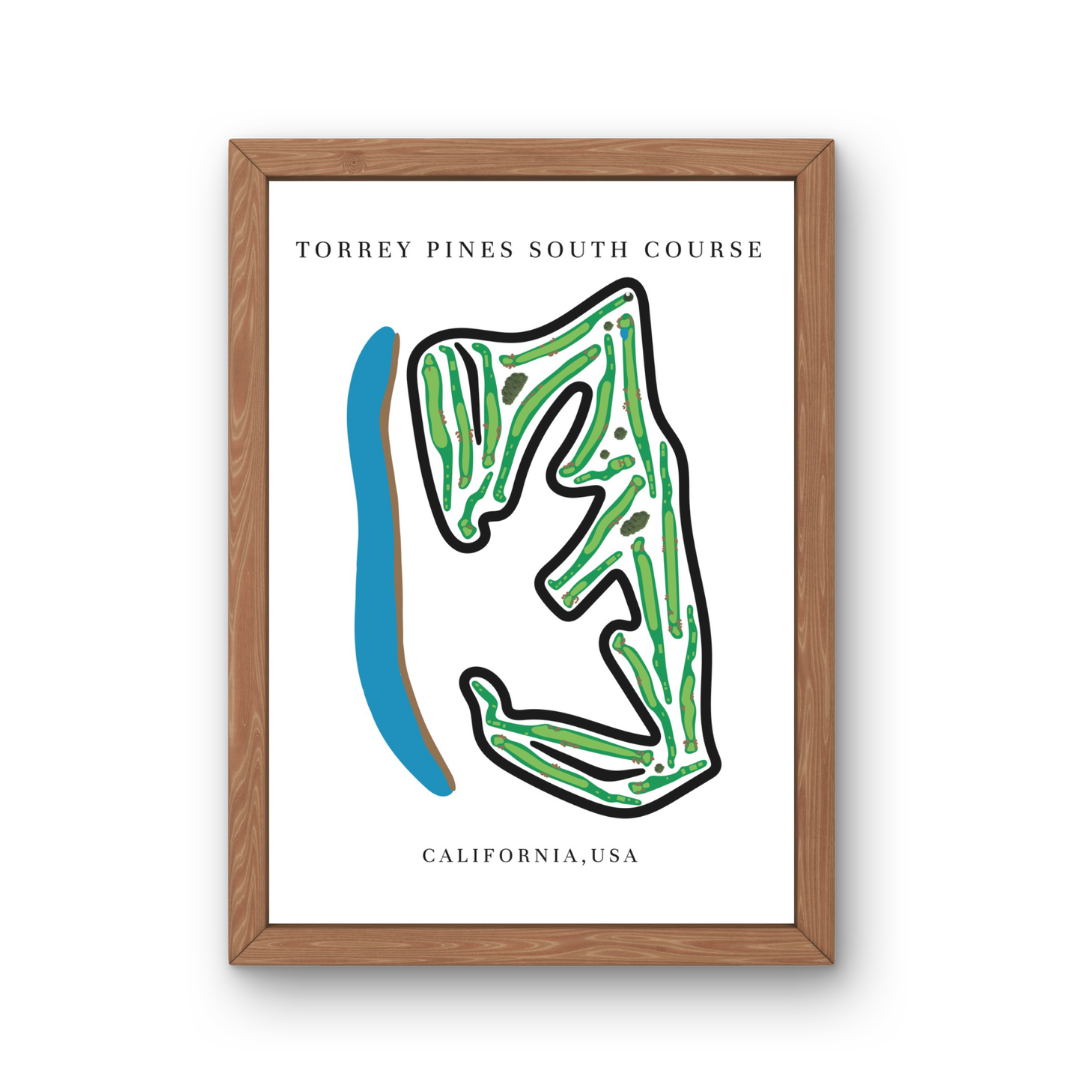 Torrey Pines South Course, Golf Course Print, California