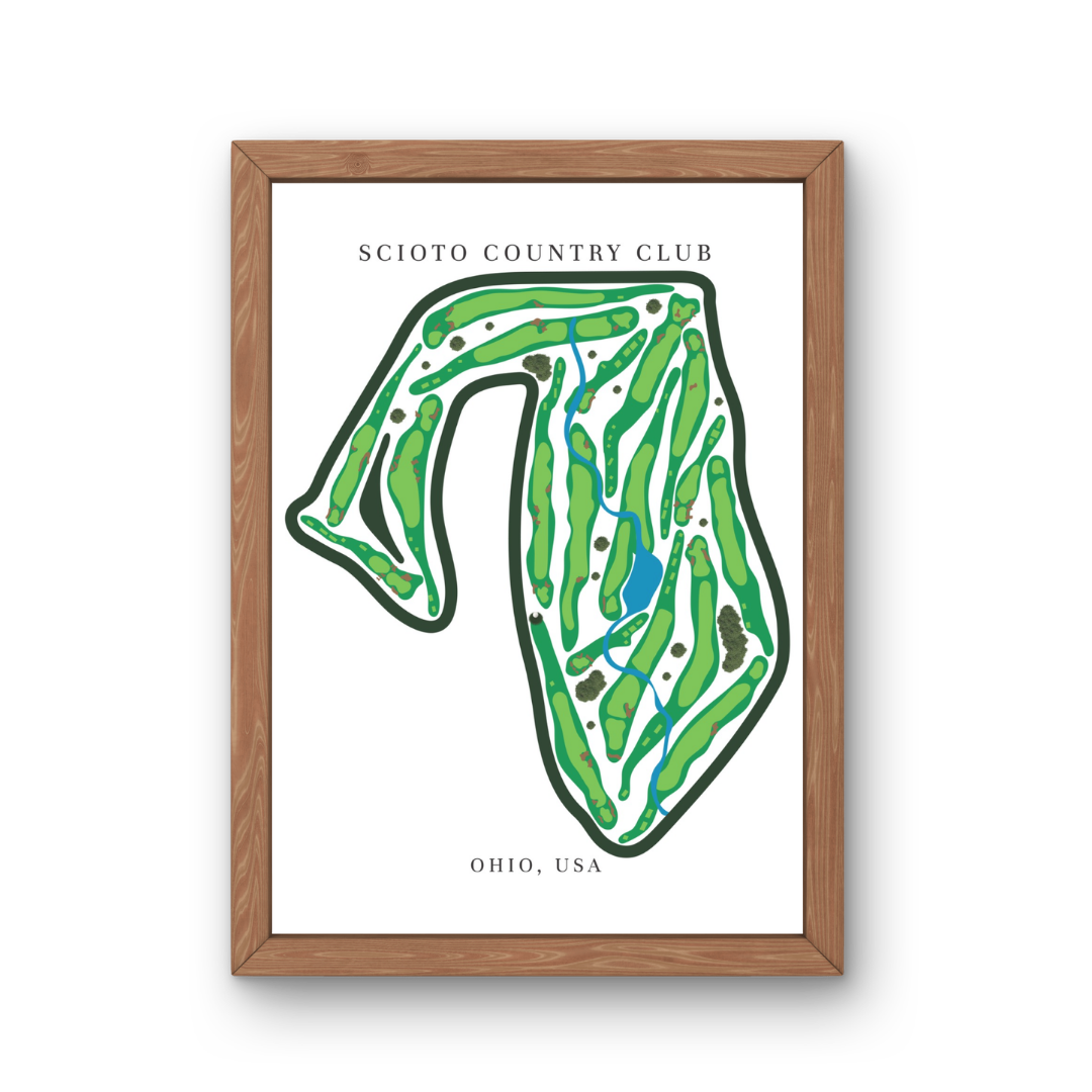 Scioto Country Club, Golf Course Prints, Ohio