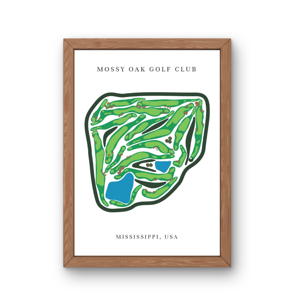 Mossy Oak Golf Club Course Print, Mississippi