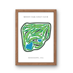 Mossy Oak Golf Club Course Print, Mississippi