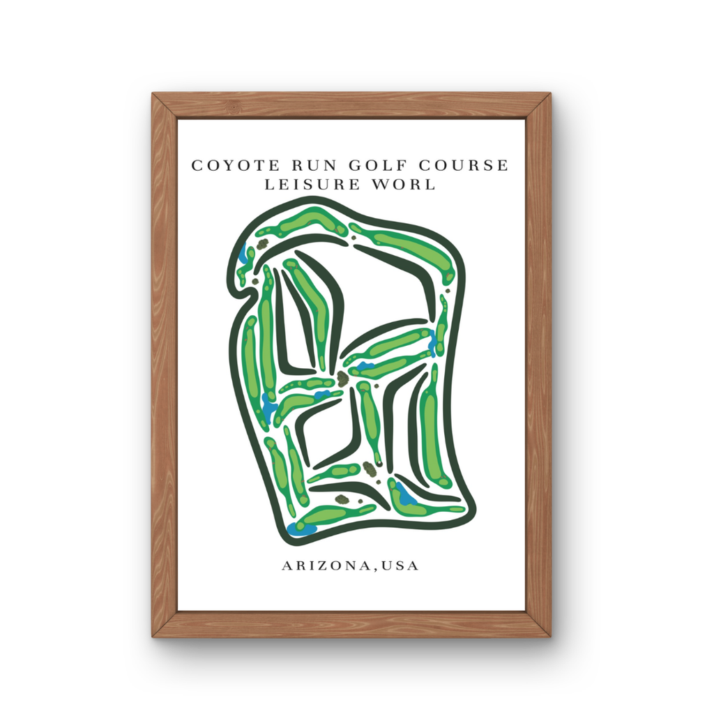 Coyote Run Golf Course, Leisure World Golf Course Print, Arizona