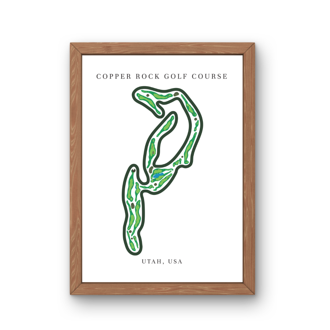 Copper Rock Golf Club, Golf Course Print, Utah