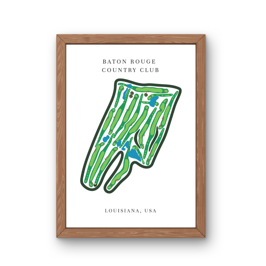 Baton Rouge Country Club, Golf Course Prints, Louisiana