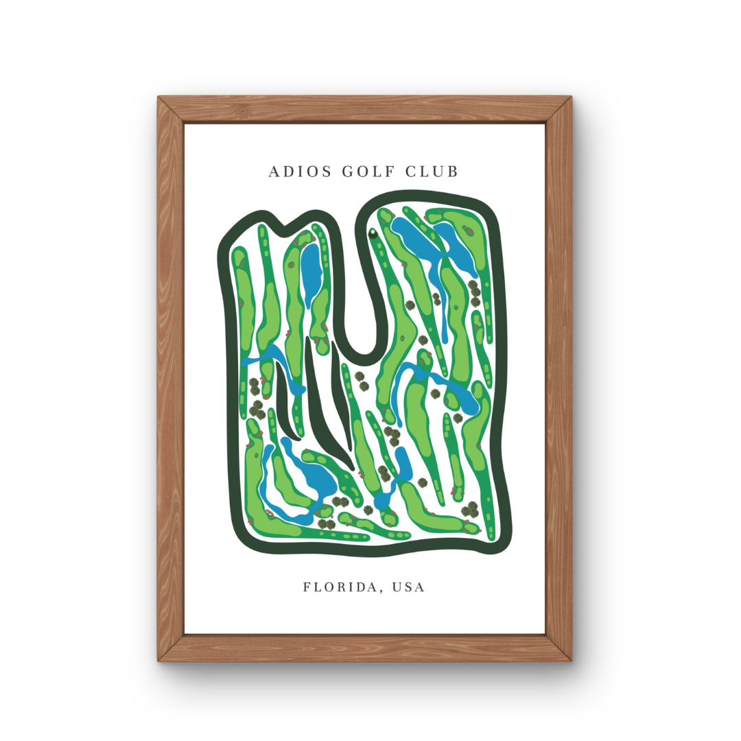 Adios Golf Club, Golf Course Prints, Florida