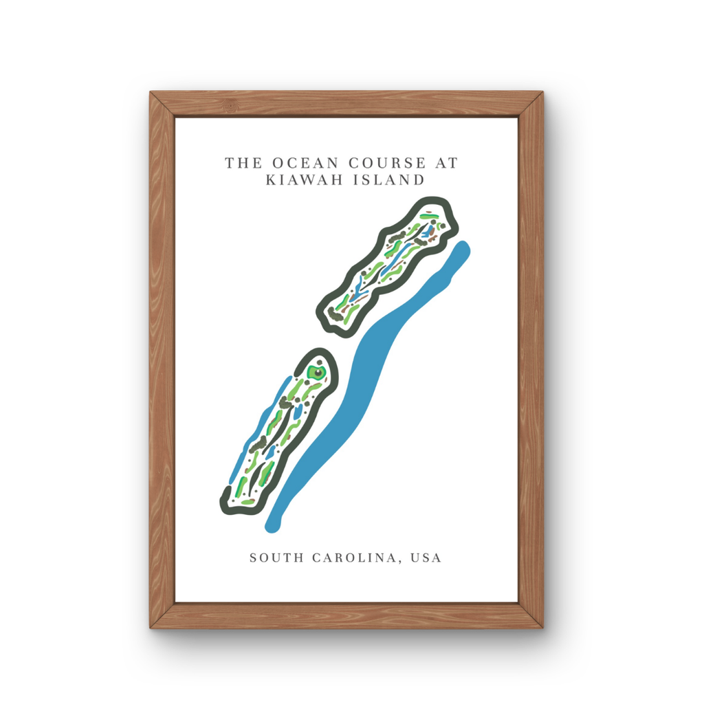 The Ocean Course at Kiawah Island, Golf Course Prints, South Carolina