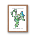 Pinehurst Resort #8 Golf Course Prints, North Carolina, Golf Map Artwork