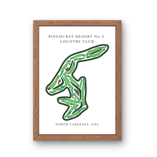 Pinehurst Resort No. 2 Country Club Golf Course Print, North Carolina