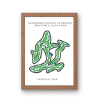 Geronimo Course at Desert Mountain Golf Club, Golf Course Print, Arizona