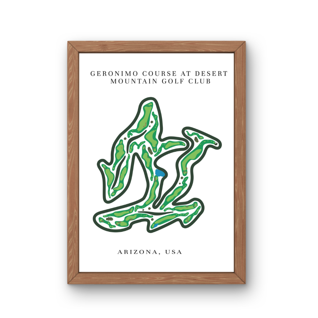 Geronimo Course at Desert Mountain Golf Club, Golf Course Print, Arizona