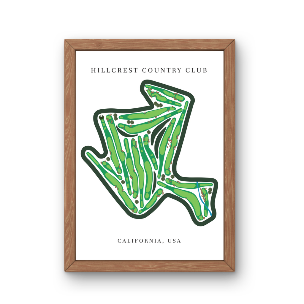 Hillcrest Country Club, Golf Course Prints, California