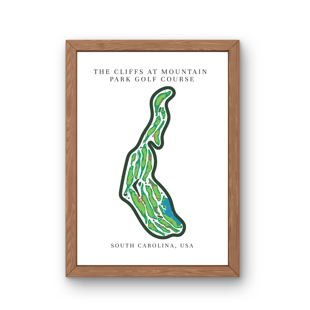 The Cliffs at Mountain Park Golf Course, Golf Course Prints, South Carolina