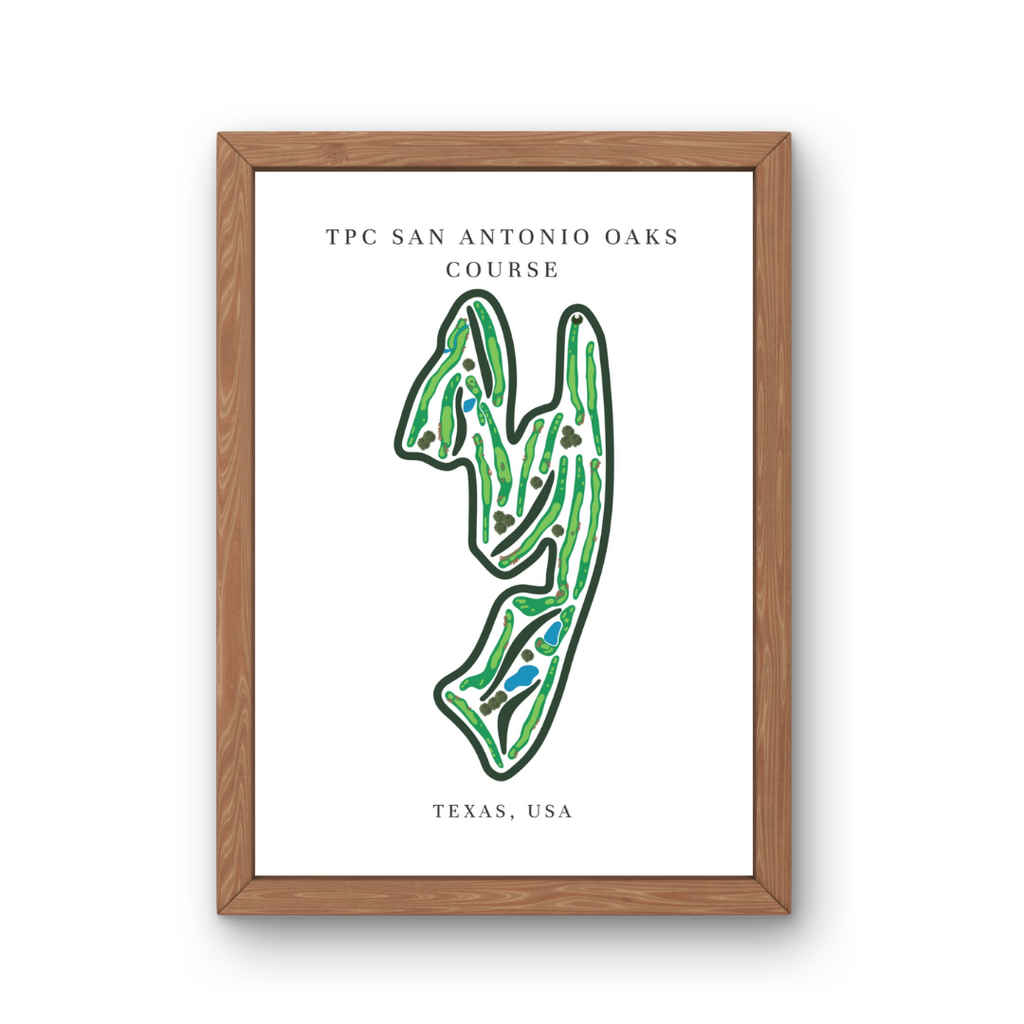 TPC San Antonio Oaks Course, Golf Course Prints, Texas