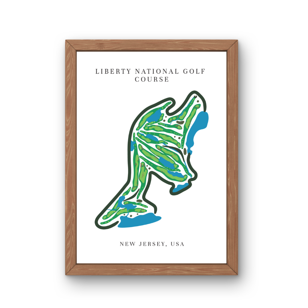 Liberty National Golf Course, Golf Course Prints, New Jersey