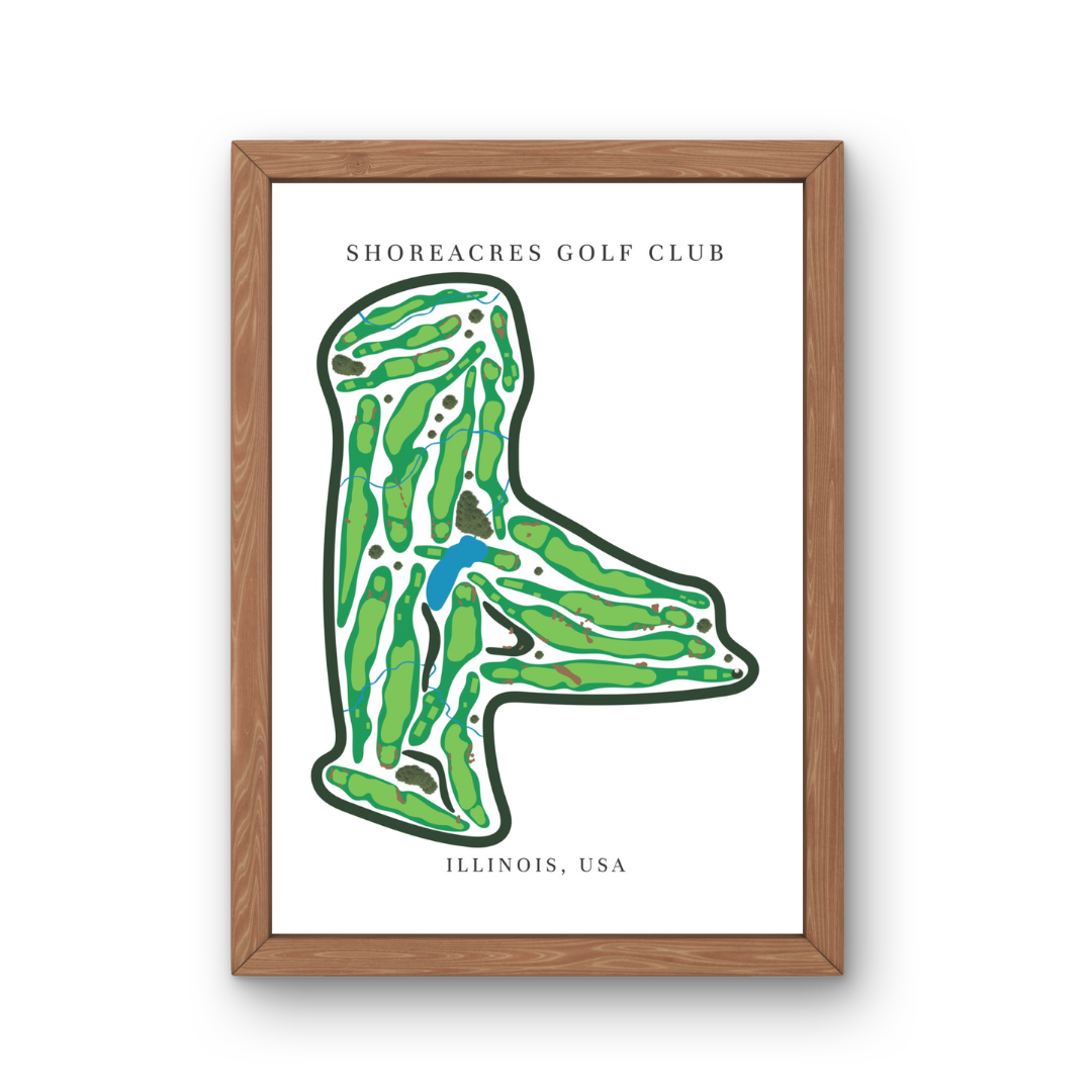 Shoreacres Golf Club, Golf Course Prints, Illinois