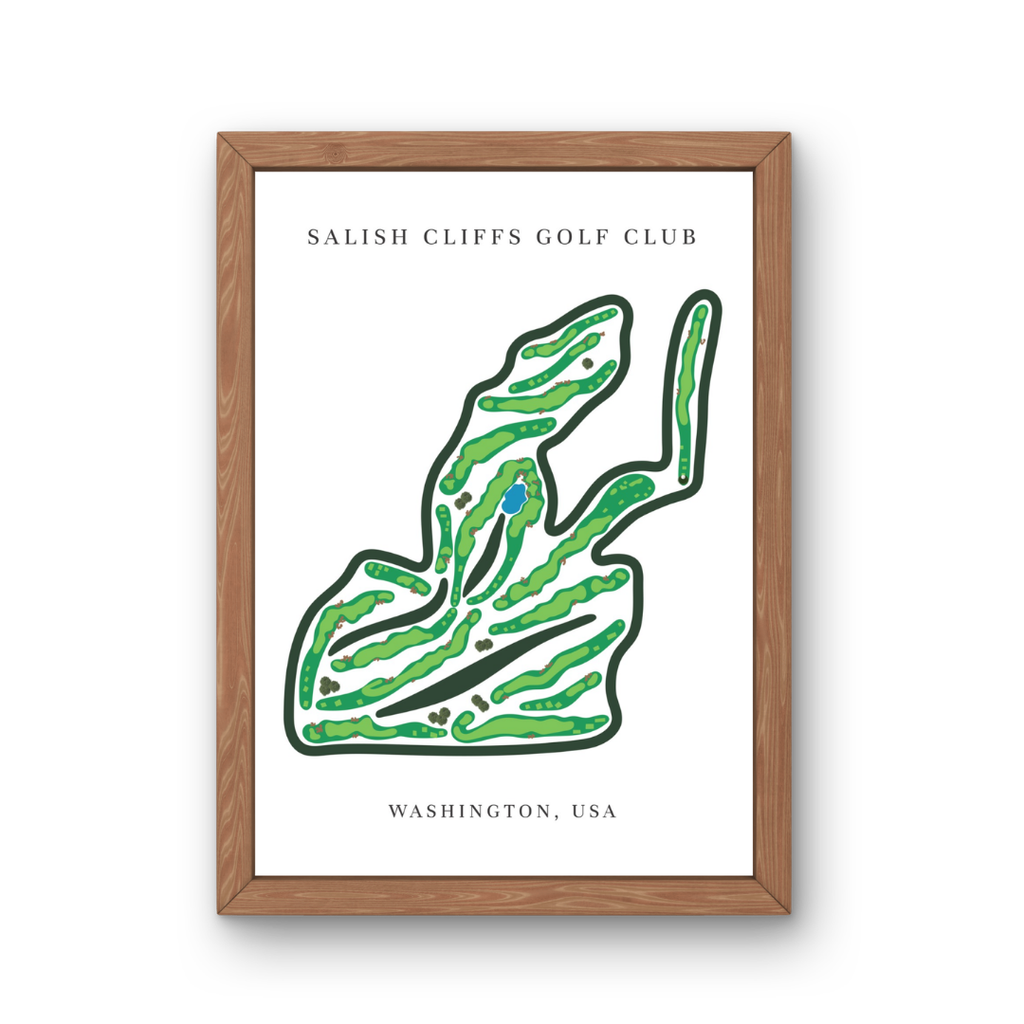 Salish Cliffs Golf Club, Golf Course Prints, Washington