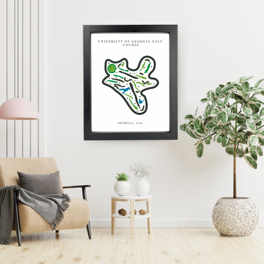University of Georgia Golf Course Print, Georgia