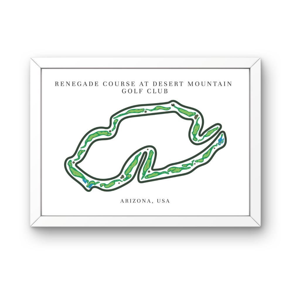 Renegade Course at Desert Mountain Golf Club, Golf Course Print, Arizona