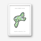 Old Town Club, Golf Course Print, North Carolina