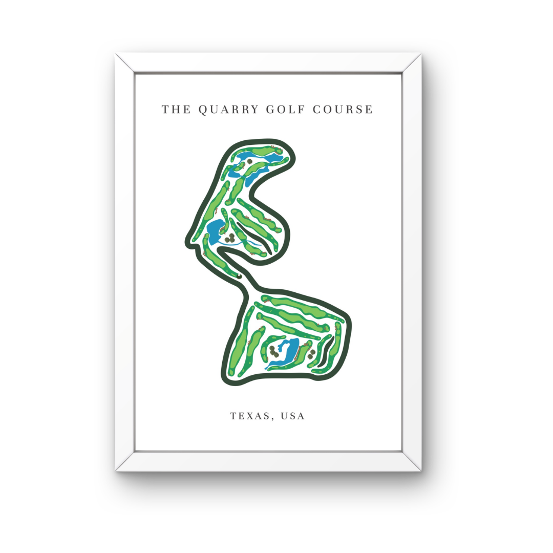 The Quarry Golf Course, Golf Course Prints, Texas
