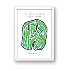 Wailea Golf Club Golf Course Prints, Hawaii