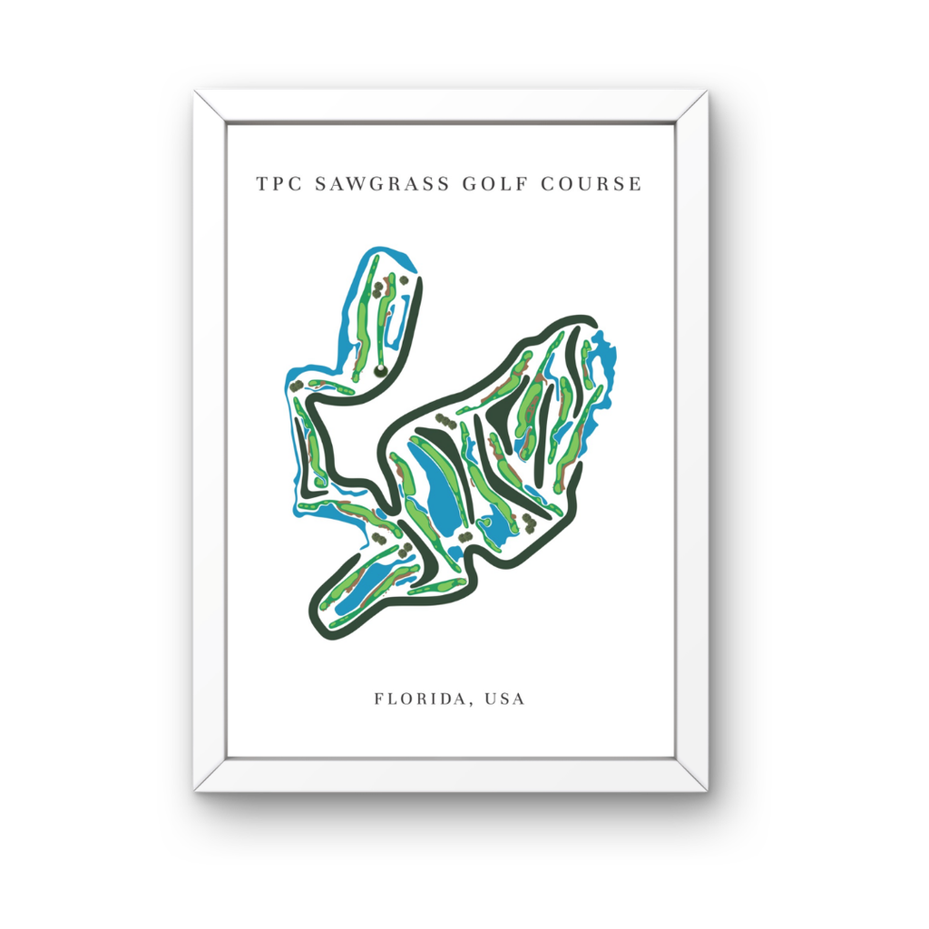 TPC Sawgrass Golf Course, Ponte Verda Beach (TOP), Golf Course Prints, Florida