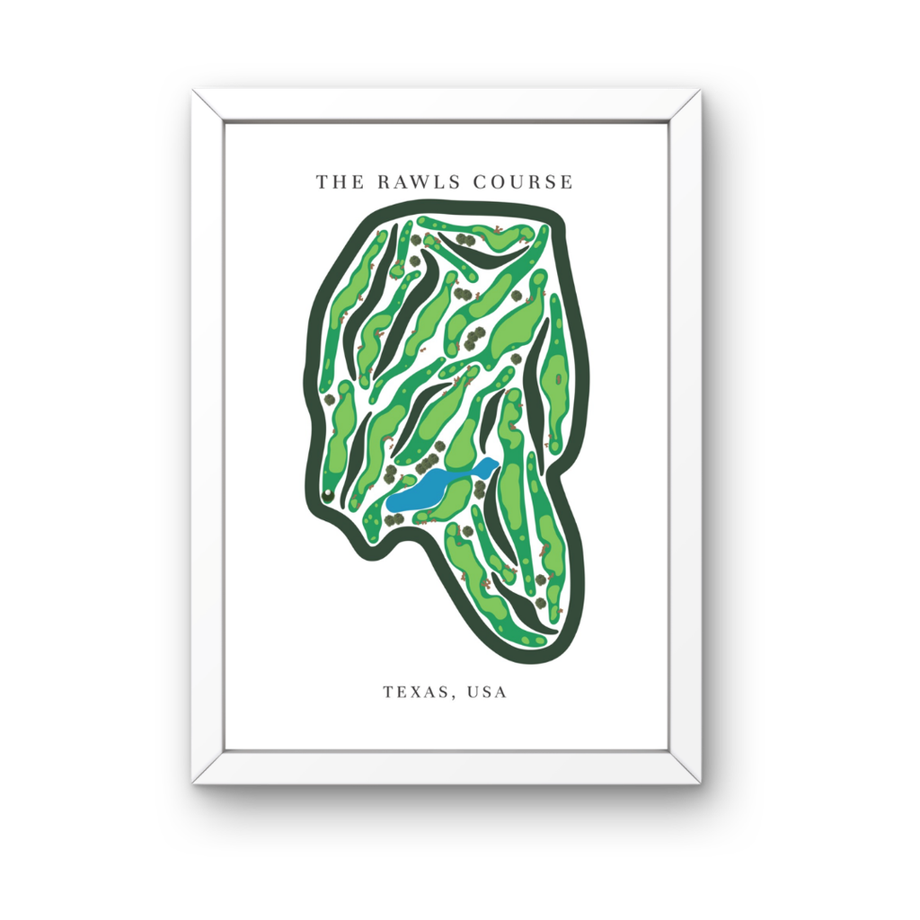 The Rawls Course, Golf Course Prints, Texas