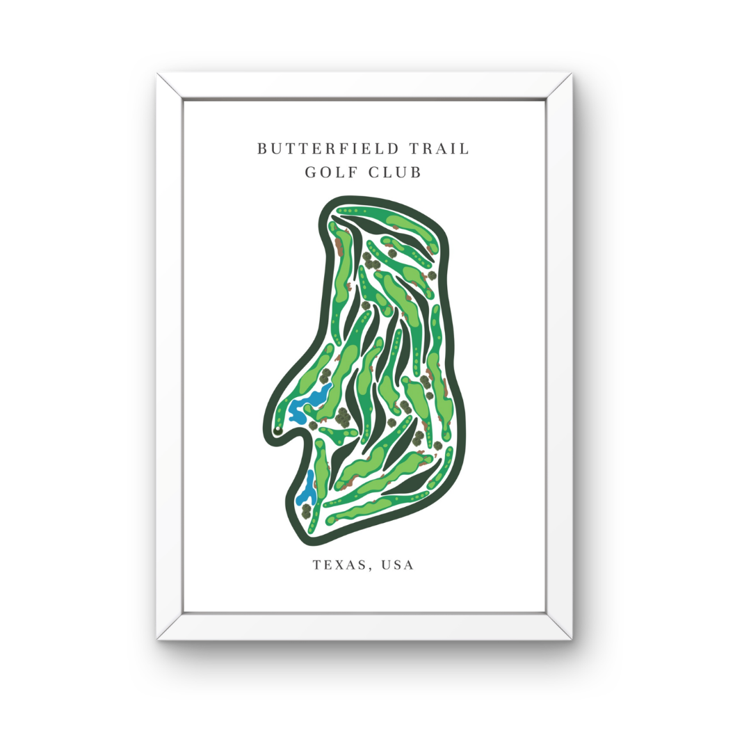 Butterfield Trail Golf Club, Golf Course Prints, Texas