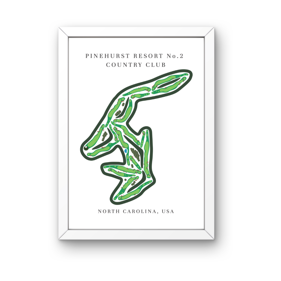 Pinehurst Resort No. 2 Country Club Golf Course Print, North Carolina