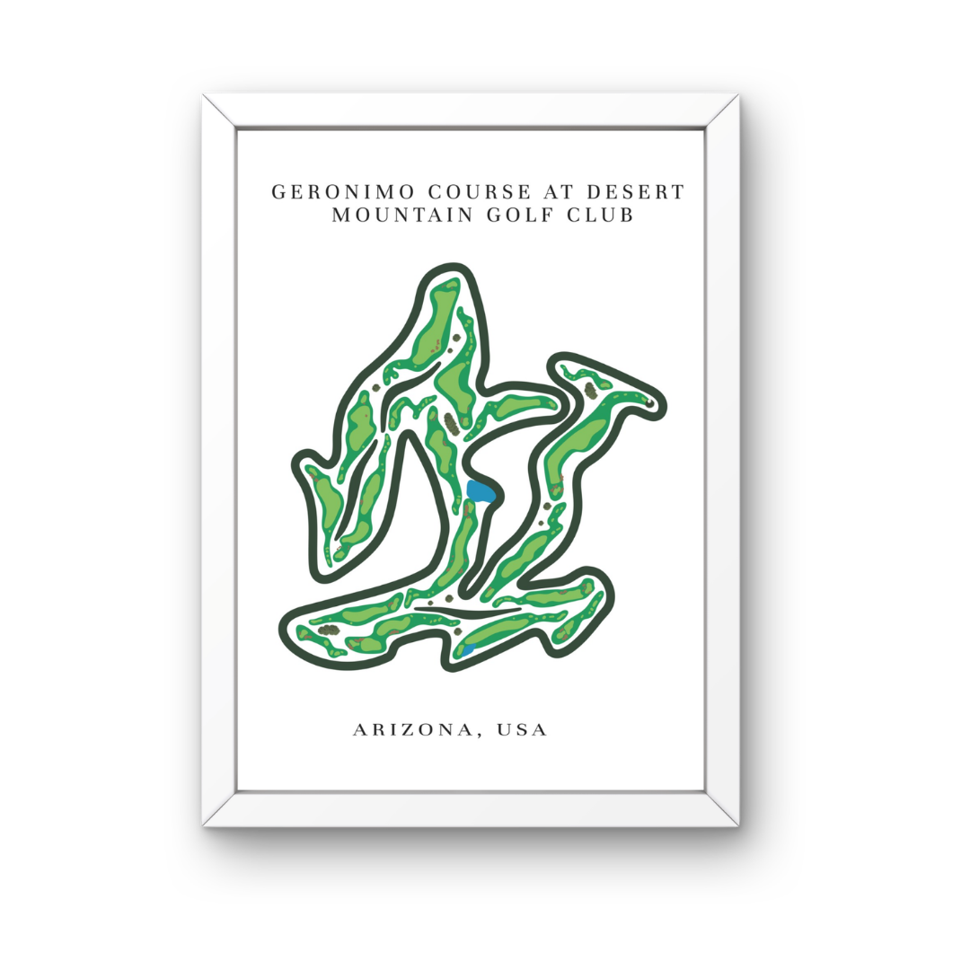 Geronimo Course at Desert Mountain Golf Club, Golf Course Print, Arizona