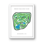 Mossy Oak Golf Club Course Print, Mississippi