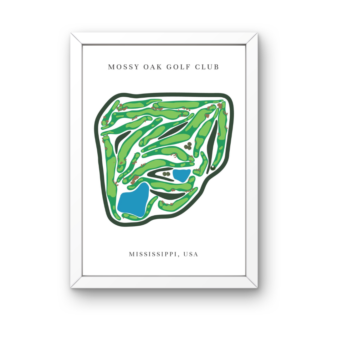 Mossy Oak Golf Club Course Print, Mississippi