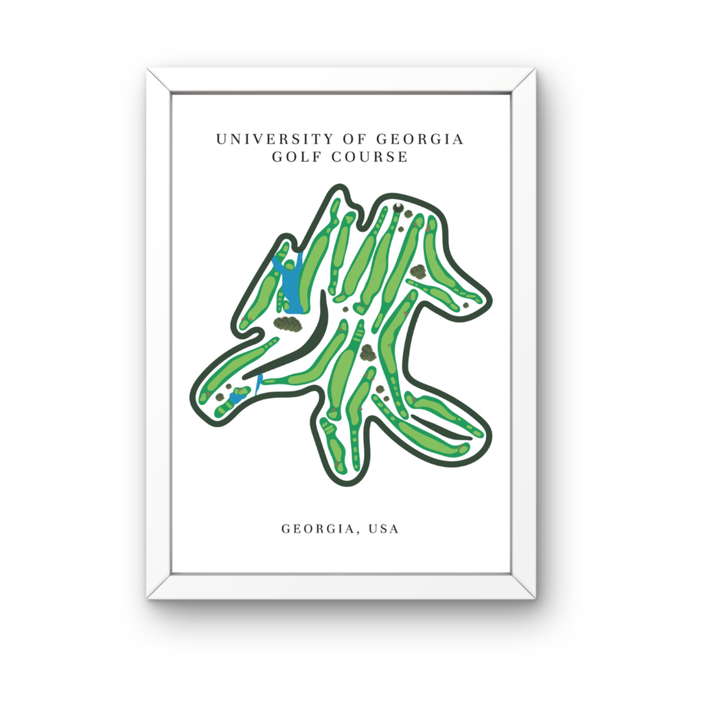 University of Georgia Golf Course Print, Georgia