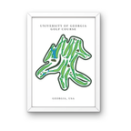 University of Georgia Golf Course Print, Georgia