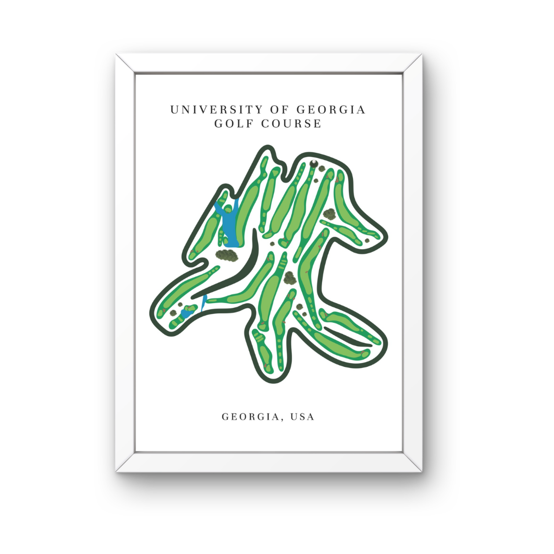 University of Georgia Golf Course Print, Georgia