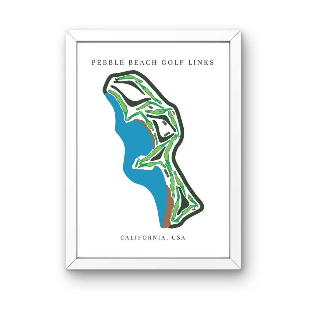 Pebble Beach Golf Links, Golf Course Print, California