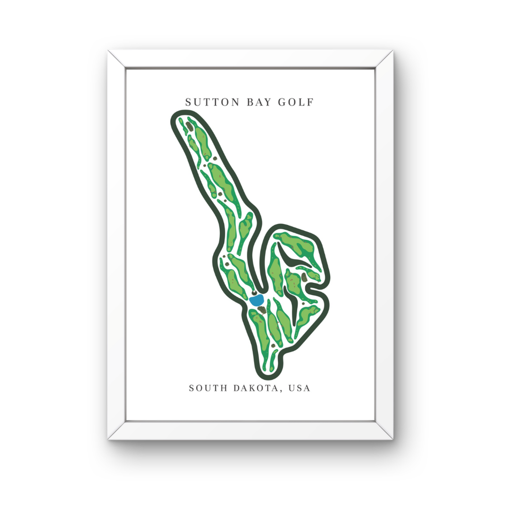 Sutton Bay Golf, Golf Course Prints, South Dakota