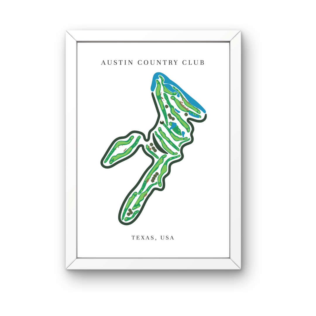 Austin Country Club, Golf Course Prints, Texas
